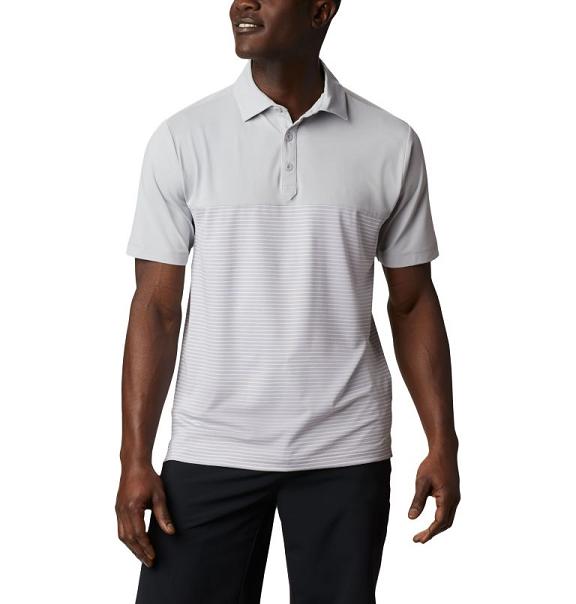 Columbia Omni-Wick Polo Grey For Men's NZ48052 New Zealand